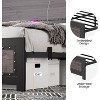 Industrial Design Platform Bed Frame with Headboard, Charge Station, Heavy Duty, Easy Assembly, No Box Spring Needed - 4 of 4