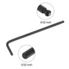 Unique Bargains Heat-treated Chrome Vanadium Alloy Steel Long Arm Hex Key Wrench - 3 of 4