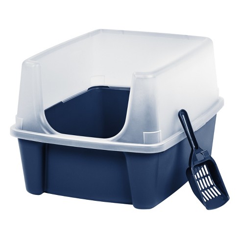 Covered cat store litter box target