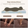 Human Dog Bed Adjustable Position Dog Bed For Humans & Dog, 69.29"x34.65"x33.07" Multifunctional Foldable Human Size Dog Bed For Bedroom Living Room - 4 of 4