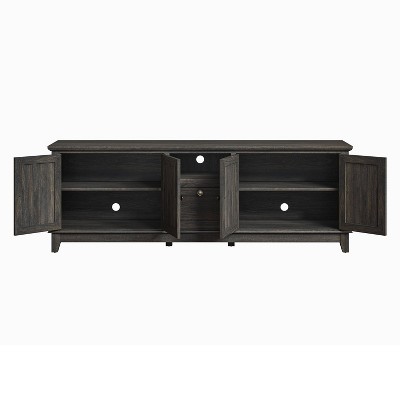 Festivo Dark Brown 72-Inch TV Stand with Cabinets and Drawer