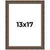 PosterPalooza | Elegant Brown Picture Frame - UV Acrylic, Foam Board Backing, Hanging Hardware - 2 of 4