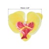 Unique Bargains DIY Craft Hair Decor Silk Handmade Phalaenopsis Artificial Flowers 2.8" 40 Pcs - 2 of 4