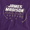 James Madison University Football Play Adult T-Shirt Purple - 2 of 4