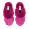 Fireside by Dearfoams Women's Melton Genuine Shearling Platform Scuff Slipper - 4 of 4