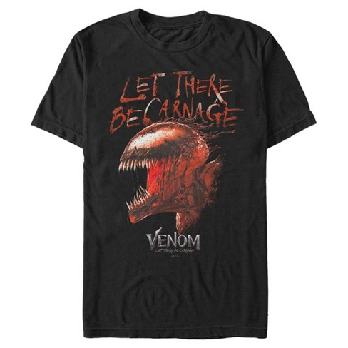 Men's Marvel Venom: Let There Be Carnage Red T-shirt - Black - 2x Large ...