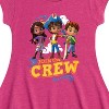 Girls' - Santiago of The Sea - Join The Crew Fit & Flair Cap Sleeve Dress - image 2 of 2