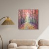 Art Remedy Road in Autumn Pastel Color Abstract Wall Art Framed - 2 of 4