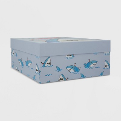 Shark Print Container Gift Box - Spritz™