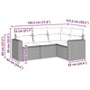 vidaXL Garden Sofa Set - 3 of 3