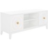 Riya 2 Door 1 Shelf Media Stand - MED5006 - White - Safavieh - 3 of 4