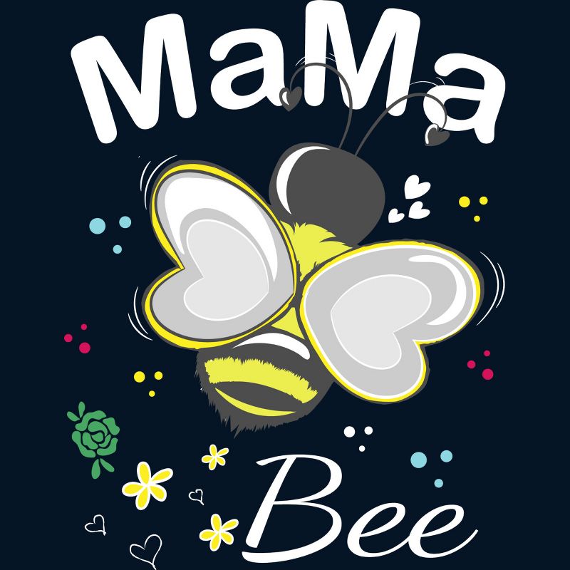 Men's Design By Humans Mama Bee Floral Pattern By Aminemangaka1 Tank Top, 2 of 3