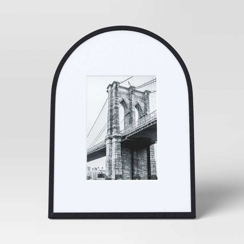 9&#34;x12&#34; Matted to 5&#34;x7&#34; Aluminum Arch Table Frame Black - Threshold&#8482;, 5 of 7