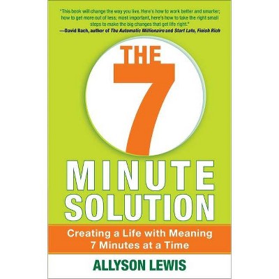 7 Minute Solution - by  Allyson Lewis (Paperback)