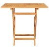 vidaXL Folding Patio Table, 33.5"x33.5"x29.9" Solid Teak Wood - 4 of 4