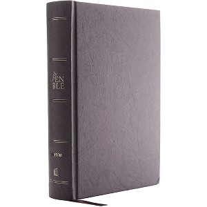 The Niv, Open Bible, Hardcover, Gray, Red Letter Edition, Comfort Print - by  Thomas Nelson - 1 of 1