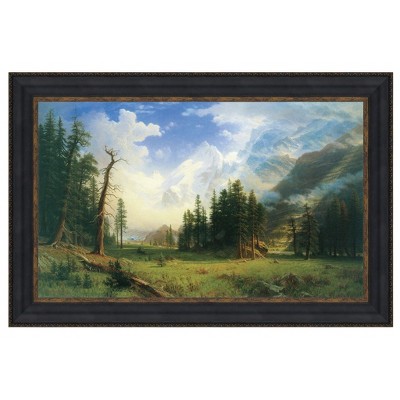 Design Toscano Mountain Landscape, 1895: Canvas Replica Painting: Grande