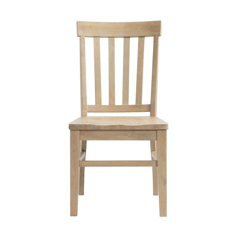 Set of 2 Liam Slat Back Chairs Natural - Picket House Furnishings, 4 of 11