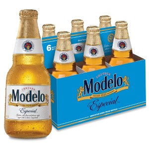 Modelo Especial Lager Beer - 6pk/12 fl oz Bottles - 1 of 4
