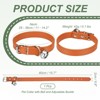 Unique Bargains Dog Collar with Bell Adjustable Buckle PU Leather Dog Collars - 2 of 4