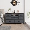 8-Drawer TV Stand and Dresser with LED Lighting & Power Outlets for 55'' TV, Perfect for Bedroom and Living Room - 2 of 4