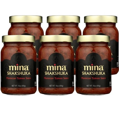 Mina Shakshuka Moroccan Tomato Sauce - Case Of 6/16 Oz : Target