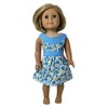 Doll Clothes Superstore Handmade Floral Sundress with Jacket – Fits 18-Inch Girl Dolls - 3 of 4