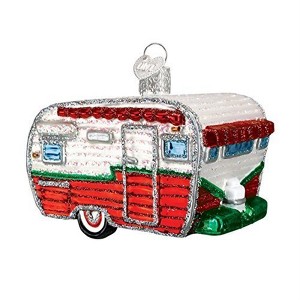 Old World Christmas Blown Glass Ornament for Christmas Tree, Travel Trailer - 1 of 4