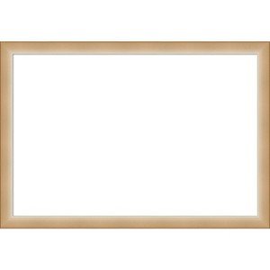 Amanti Art Eva Black Silver Narrow Framed Dry Erase Magnetic Board - 1 of 4