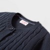Toddler Girls' Crew Neck Cable Knit Uniform Sweater - Cat & Jack™ - 3 of 3