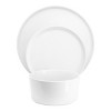 Elama Josh 18 Piece Stoneware Dinnerware Set in Matte Black - 2 of 4