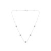 Haus of Brilliance Sterling Silver 1/2 Cttw Diamond Station Necklace - 3 of 4