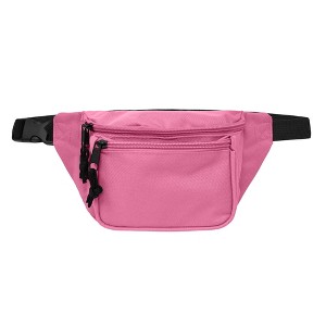 Dalix 3 Pocket Fanny Pack Money Pouch Concealer Runners Bag Waist Belt - 1 of 4