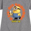 Girls' - Despicable Me Minions - A Lil Bit Bananas Graphic Short Sleeve Fleece Dress - 2 of 4