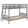 Twin Over Twin Bunk Bed with Rails and Ladder for Bedroom - 4 of 4