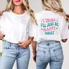 Simply Sage Market Women's I'll Just Be Happy Colorful Front and Back Short Sleeve Graphic Tee - image 2 of 4