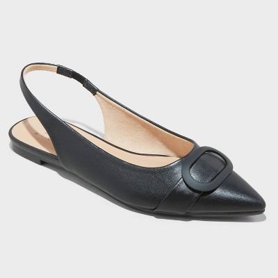 Women's Jenny Ballet Flats - A New Day™ Black 5 : Target