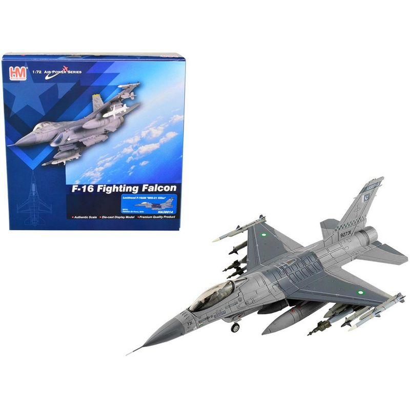 Lockheed Martin F-16AM Fighting Falcon Aircraft "Pakistan Air Force" 2019 "Air Power Series" 1/72 Diecast Model by Hobby Master, 1 of 6