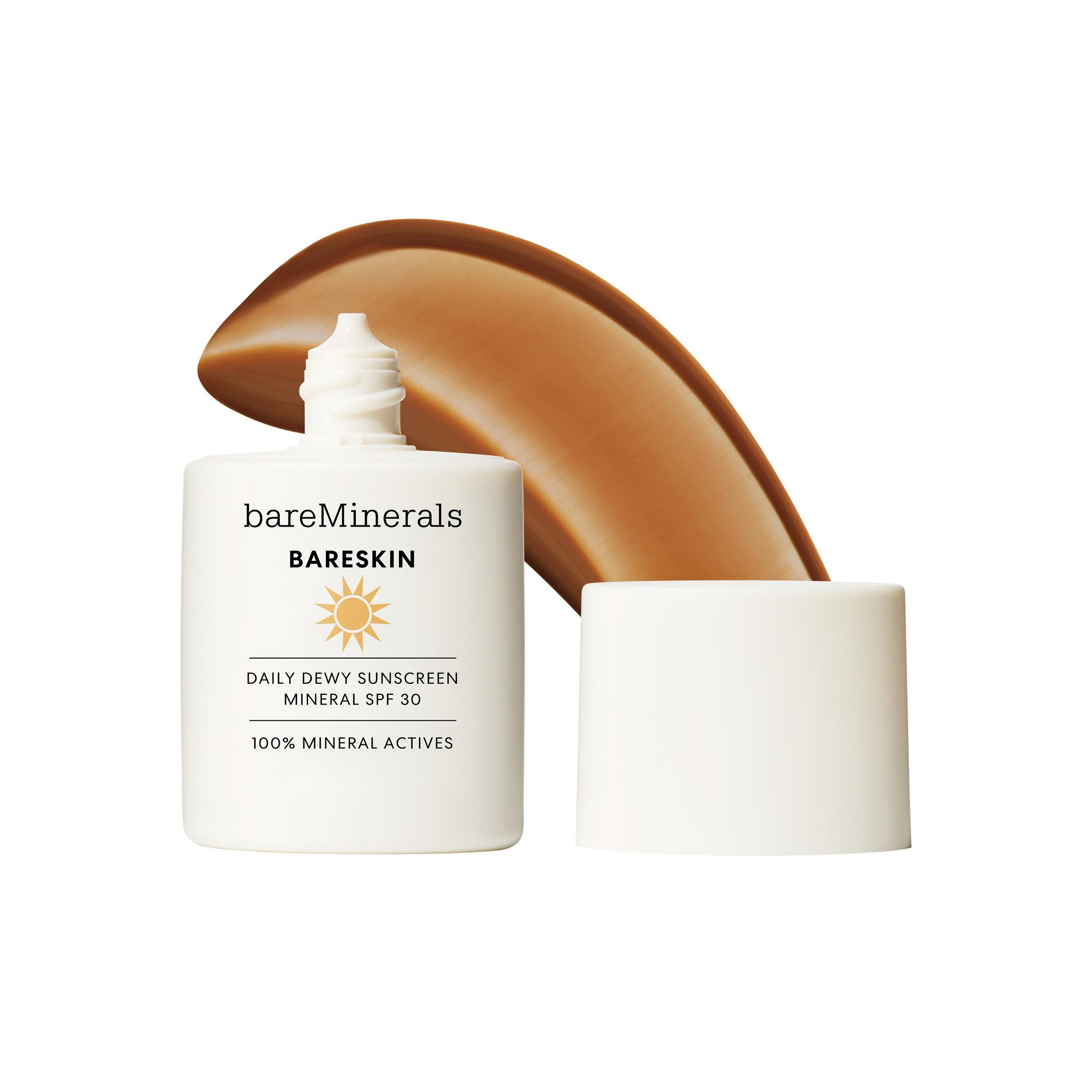 bareMinerals BARESKIN® Daily Dewy Sunscreen Mineral SPF 30 - Sheer Deep, 1.01oz