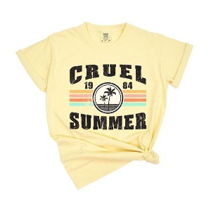 Simply Sage Market Women's Cruel Summer Short Sleeve Garment Dyed Tee - 1 of 4