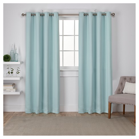 Set Of 2 Insulated Grommet Top Blackout Curtain Panels - Lush Décor : Target