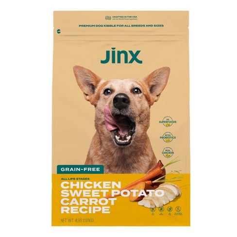 Jinx Grain free Dry Dog Food With Chicken Sweet Potato Carrot