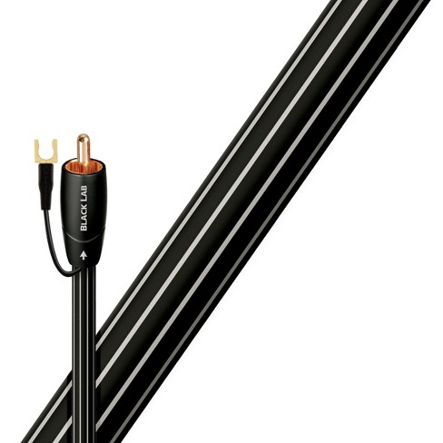 Audioquest Black Lab Rca Male To Rca Male Subwoofer Cable - 6.56 Ft. (2m) :  Target