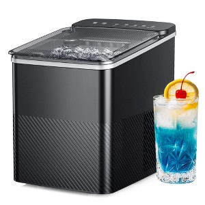 EUHOMY Tabletop Ice Maker - 26.5 lbs Daily Capacity, Bullet Ice in 6 Min, Quiet & Compact, Easy-to-Use, 1.5L Tank - 1 of 4