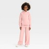 Girls' Oversized Fleece Hoodie Sweatshirt - art class™ - 3 of 3