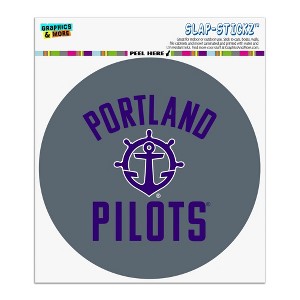 Portland Pilot Automotive Car Window Locker Circle Bumper Sticker - 1 of 4