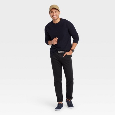 Men's Slim Straight Fit Jeans - Goodfellow & Co™ Dark Wash 36x32