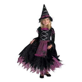 Disguise Toddler Girls' Deluxe Fairy Tale Witch Gown Costume