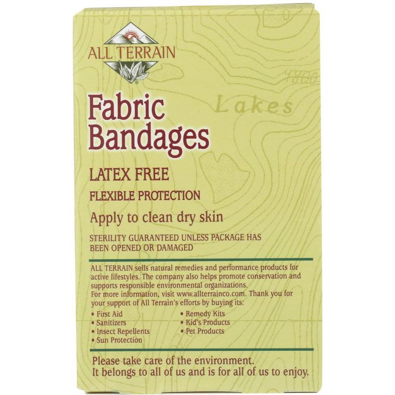 All Terrain Fabric Bandages Latex Free Flexible Protection Assorted Sizes - 30 ct, 2 of 5