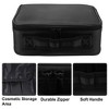 Unique Bargains Makeup Bag Organizer with Adjustable Removable Dividers for Cosmetics Makeup Brushes 1Pcs - 3 of 4